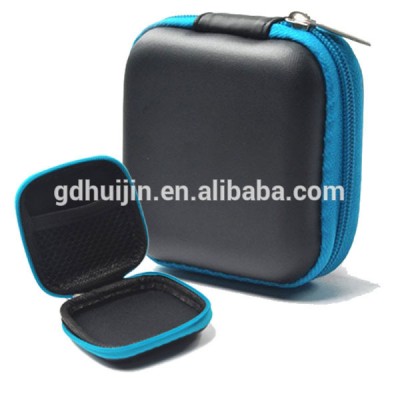 Handsfree Earset Case, Zippered Earbud Case, EVA Earphone Case